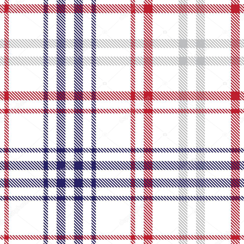 Red Navy Glen Plaid textured seamless pattern suitable for fashion textiles and graphics