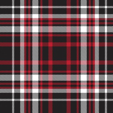 Kırmızı Glen Ekose desenli, moda tekstil ve grafikleri için uygun.