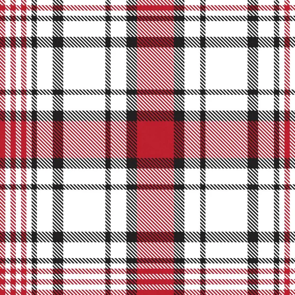 Red Glen Plaid Textuur Naadloos Patroon Geschikt Voor Mode Textiel — Stockvector