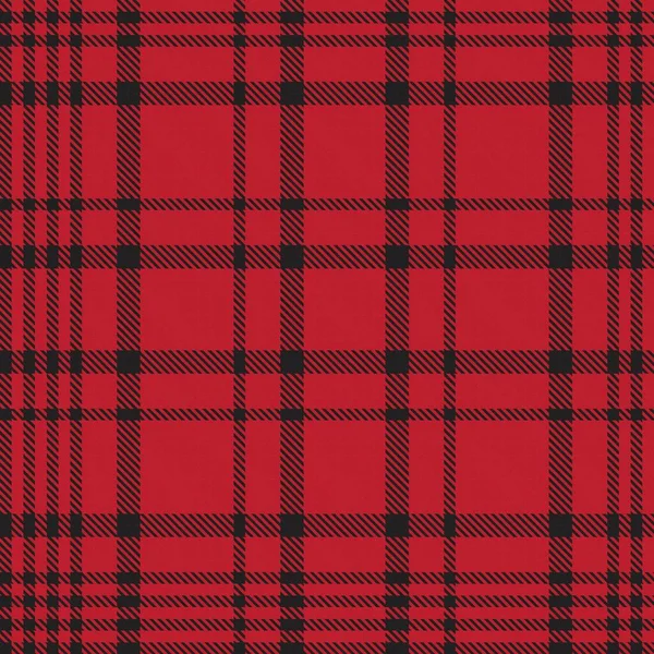 Red Glen Plaid Texturiertes Nahtloses Muster Für Modetextilien Und Grafiken — Stockvektor