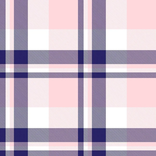 Pink Glen Plaid Textuur Naadloos Patroon Geschikt Voor Mode Textiel — Stockvector