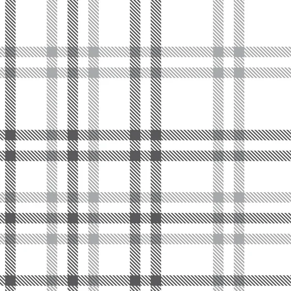 Modèle Sans Couture Texturé Glen Plaid Noir Blanc Adapté Aux — Image vectorielle