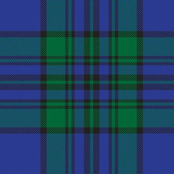 Blue Glen Plaid Textuur Naadloos Patroon Geschikt Voor Mode Textiel — Stockvector