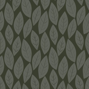 Yeşil Tropik Yaprak botanik desensiz arka plan moda baskıları, grafikler, arka planlar ve el sanatları için uygundur