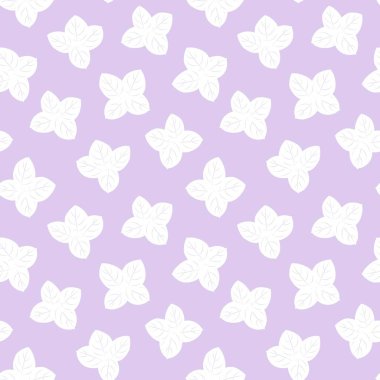 Mor bitkisel bitki desensiz arka plan moda baskıları, grafikler, arka planlar ve el sanatları için uygun