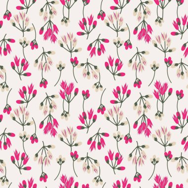 Kahverengi Taupe bitkisel bitki örtüsü desensiz arka plan moda baskıları, grafikler, arka planlar ve el sanatları için uygun