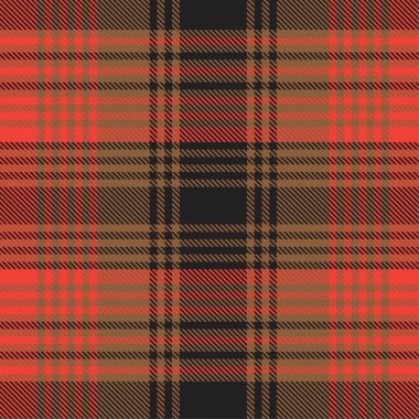 Moda tekstil ve grafikleri için uygun turuncu Ombre ekose desenli kusursuz desen