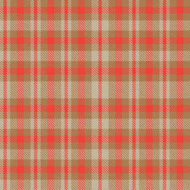 Moda tekstil ve grafikleri için uygun turuncu Ombre ekose desenli kusursuz desen