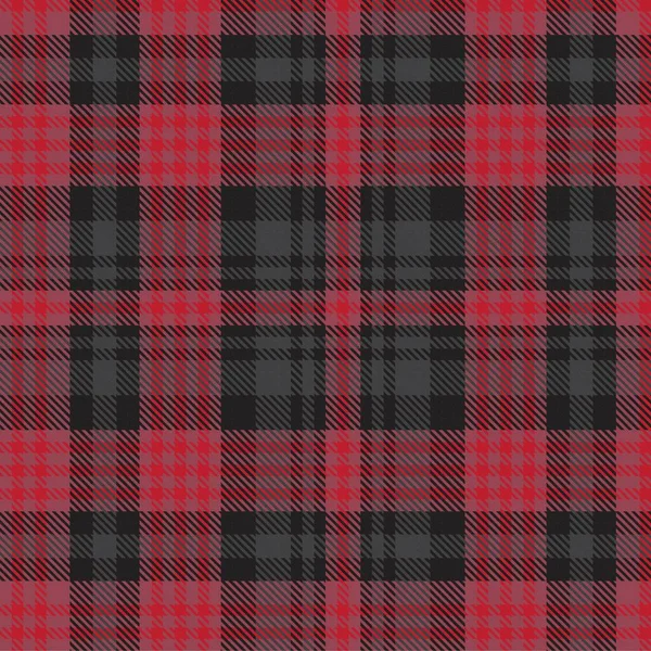 Red Ombre Plaid Texturizado Padrão Sem Costura Adequado Para Têxteis — Vetor de Stock