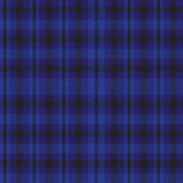 Blue Ombre Plaid Textuur Naadloos Patroon Geschikt Voor Mode Textiel — Stockvector