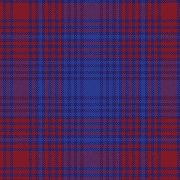 Red Navy Ombre Plaid Textured Seamless Pattern Suitable Fashion Textiles — Stock Vector