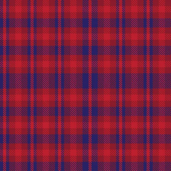 Red Navy Ombre Plaid Texture Modello Senza Cuciture Adatto Tessuti — Vettoriale Stock