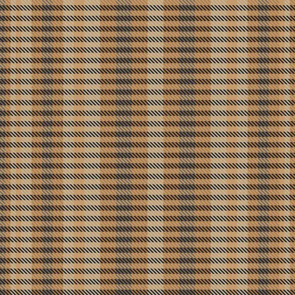 Braun Ombre Plaid Texturiertes Nahtloses Muster Für Modetextilien Und Grafiken — Stockvektor