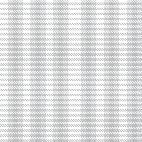 Biały Ombre Plaid Teksturowany Bezszwowy Wzór Nadaje Się Tekstyliów Mody — Wektor stockowy