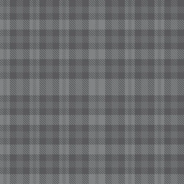 Grau Ombre Plaid Texturiertes Nahtloses Muster Für Modetextilien Und Grafiken — Stockvektor