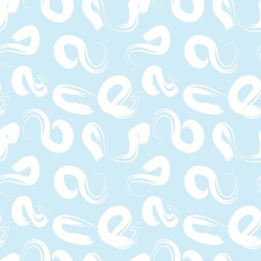 Gökyüzü Mavi Fırça darbeleri moda baskıları, grafikler, arka planlar için uygun