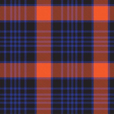Moda tekstil ve grafikleri için uygun turuncu Ombre ekose desenli kusursuz desen
