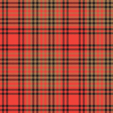 Moda tekstil ve grafikleri için uygun turuncu Ombre ekose desenli kusursuz desen