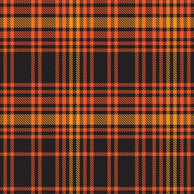 Moda tekstil ve grafikleri için uygun turuncu Ombre ekose desenli kusursuz desen