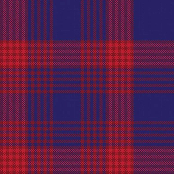 Red Navy Ombre Plaid Texturizado Padrão Sem Costura Adequado Para — Vetor de Stock