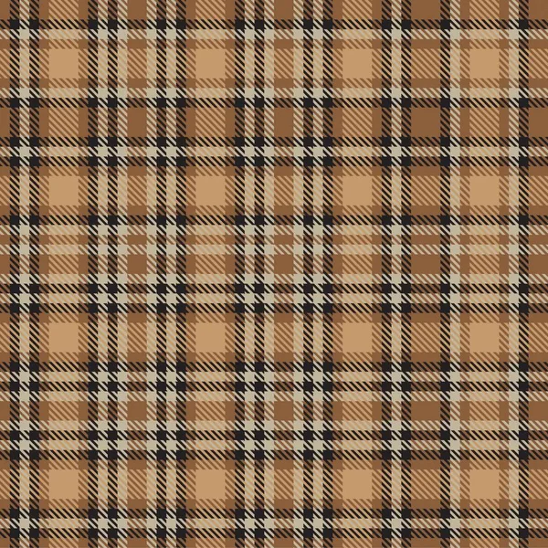 Brown Ombre Plaid Texturizado Padrão Sem Costura Adequado Para Têxteis — Vetor de Stock