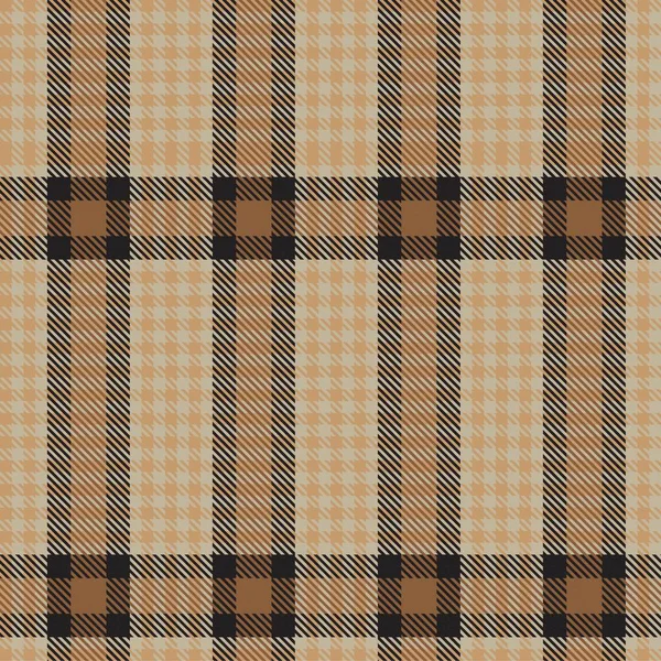 Bruine Ombre Plaid Textuur Naadloos Patroon Geschikt Voor Mode Textiel — Stockvector