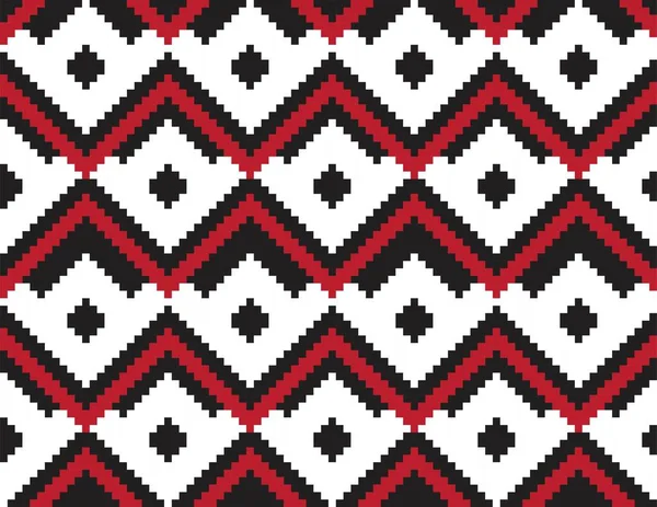 Red Chevron Seamless Pattern Background Fashion Textile Knitwear Graphics — Stock Vector