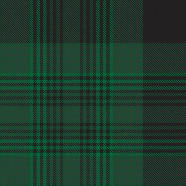 Green Ombre Plaid Textuur Naadloos Patroon Geschikt Voor Mode Textiel — Stockvector