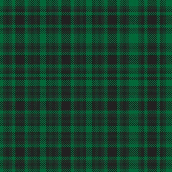 Green Ombre Plaid Texturiertes Nahtloses Muster Für Modetextilien Und Grafiken — Stockvektor