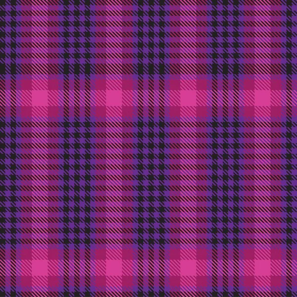 Purple Ombre Plaid Textured Seamless Pattern Suitable Fashion Textiles Graphics — Stock Vector