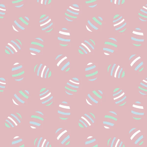 Pink Easter Egg Seamless Pattern Computer Graphics Fashion Textiles Etc — Stock Vector