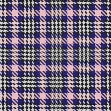 Moda tekstil ve grafikleri için uygun desenli Pembe Donanma Ombre Ekose desenli