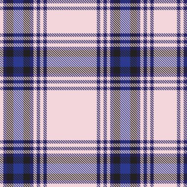 Moda tekstil ve grafikleri için uygun desenli Pembe Donanma Ombre Ekose desenli