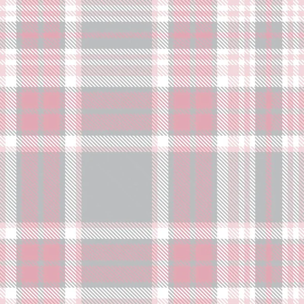 Pink Ombre Plaid Texturované Bezešvé Vzor Vhodný Pro Módní Textil — Stockový vektor