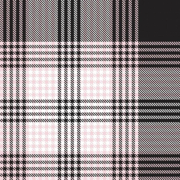 Texturiertes Nahtloses Muster Rosa Ombre Plaid Für Modetextilien Und Grafiken — Stockvektor