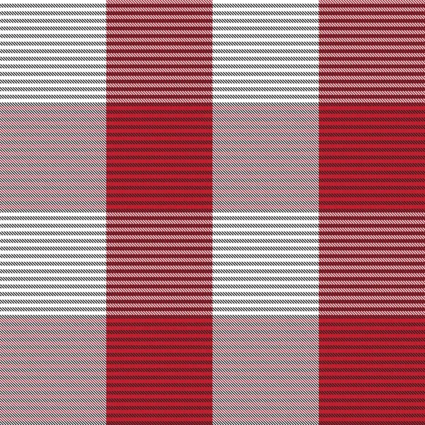 Red Asymmetric Plaid Texturierte Nahtlose Muster Geeignet Für Modetextilien Und — Stockvektor