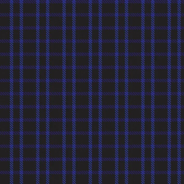 Blue Asymmetric Plaid Textuur Naadloos Patroon Geschikt Voor Mode Textiel — Stockvector