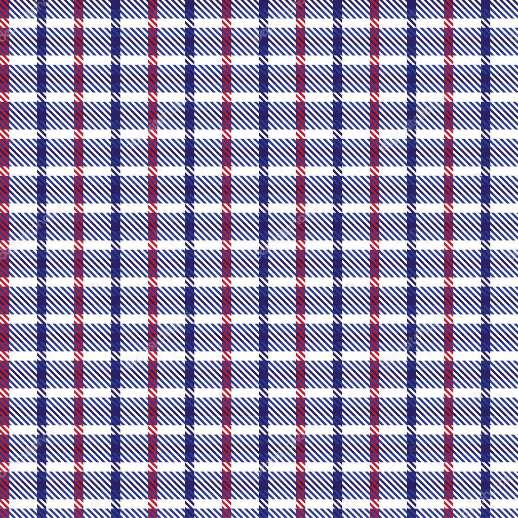 Red Navy Asymmetric Plaid textured seamless pattern suitable for fashion textiles and graphics