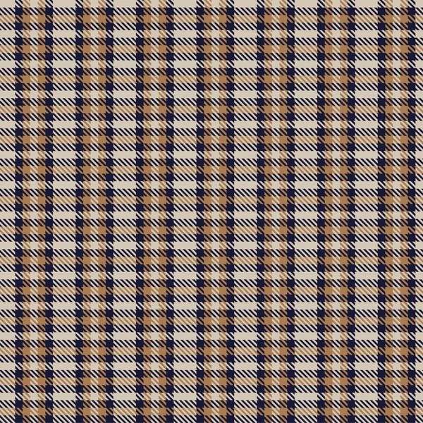 Brown Asymmetric Plaid Texturierte Nahtlose Muster Geeignet Für Modetextilien Und — Stockvektor