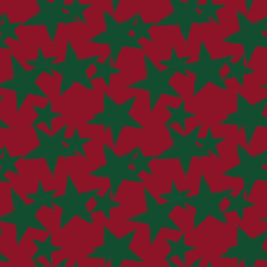Christmas Stars moda tekstil ve grafikleri için kusursuz bir arka plan fırçaladı