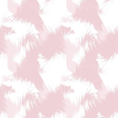 Pembe Fırça Vuruşu Kamuflaj soyut kusursuz model arka planı moda tekstil ve grafikleri için uygundur