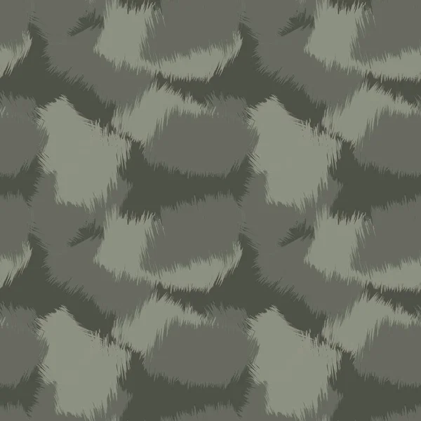 Pinceau Vert Avc Camouflage Abstrait Fond Motif Sans Couture Adapté — Image vectorielle
