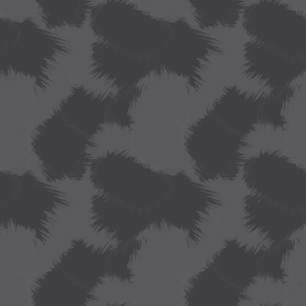 グレーブラシストローク迷彩抽象的なシームレスパターン背景に適したファッション繊維 グラフィック — ストックベクタ