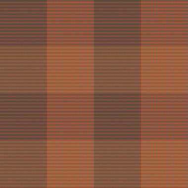 Moda tekstil ve grafikleri için uygun turuncu asimetrik ekose desenli kusursuz desen