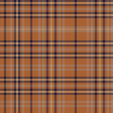 Moda tekstil ve grafikleri için uygun turuncu asimetrik ekose desenli kusursuz desen