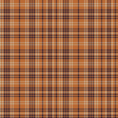Moda tekstil ve grafikleri için uygun turuncu asimetrik ekose desenli kusursuz desen