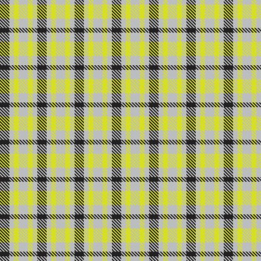 Moda tekstil ve grafikleri için uygun sarı asimetrik ekose desenli kusursuz desen