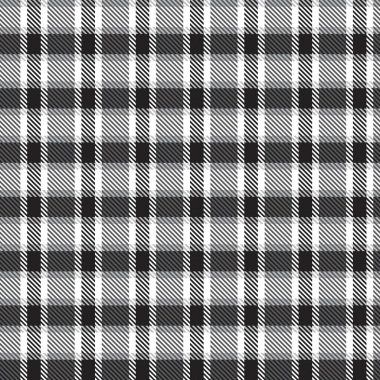 Moda tekstil ve grafikleri için uygun siyah ve beyaz asimetrik desenli