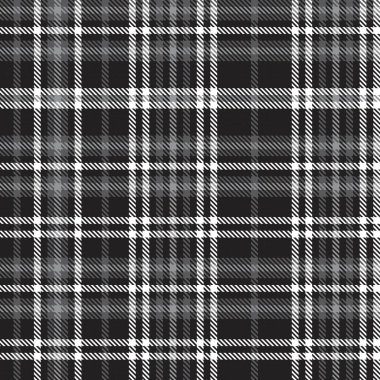 Moda tekstil ve grafikleri için uygun siyah ve beyaz asimetrik desenli