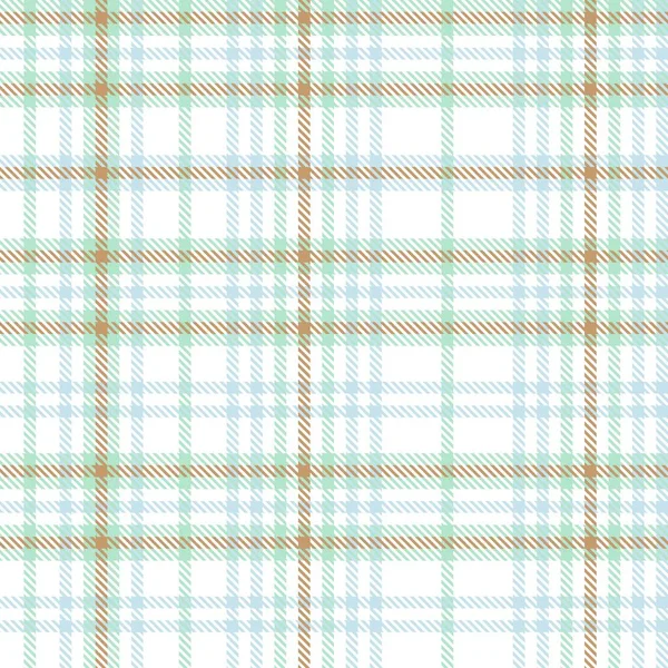 Sky Blue Asymmetric Plaid Texturiertes Nahtloses Muster Für Modetextilien Und — Stockvektor